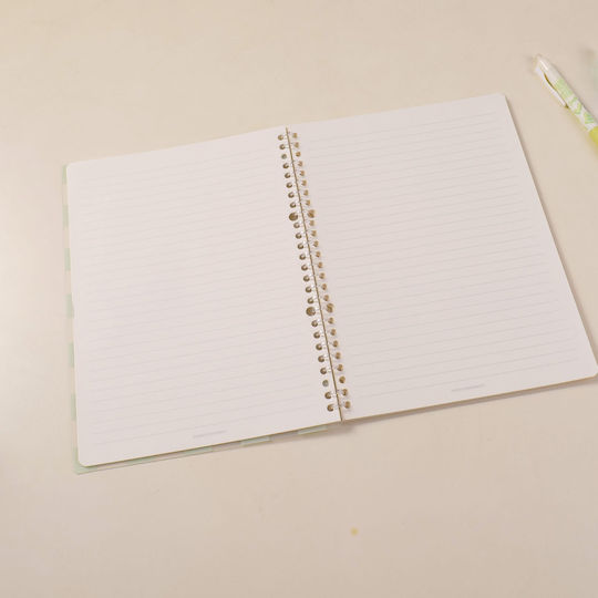 Lined Spiral Notebook B5 50 Sheets