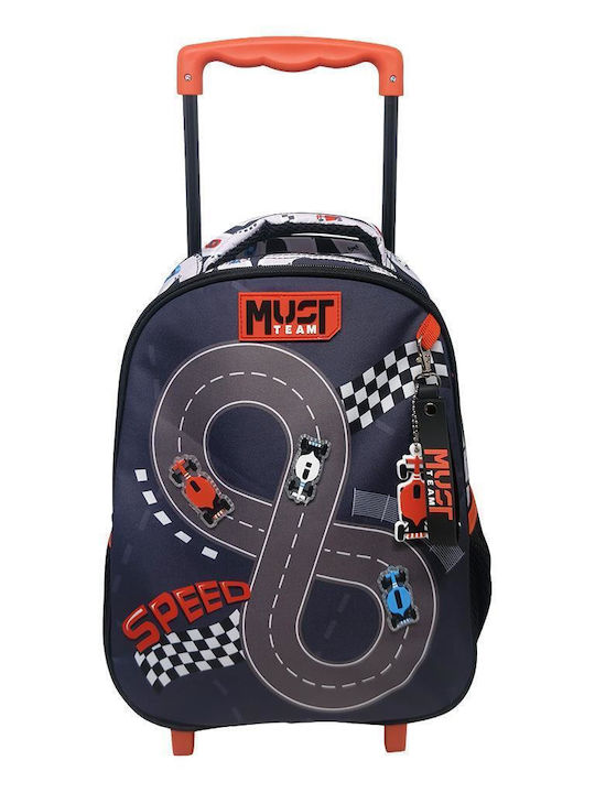 Trolley School Bag Kindergarten 27x10x31cm 2 Compartments Cars