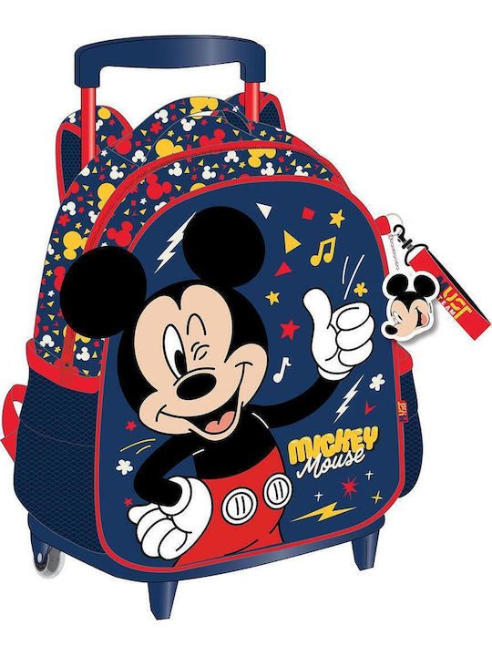 Must Team Mickey Mouse Ученическа Раница Куфар Детска Градина Синя 8 Литра