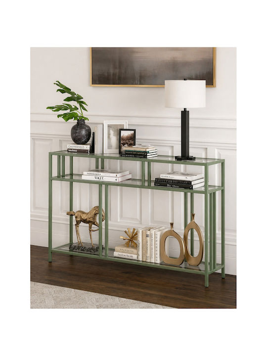 Wooden Sideboard Green 100x30x80cm