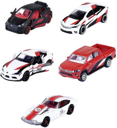 Majorette Количка Комплект 5 TOYOTA Мащаб 1:64 За 3+ Години