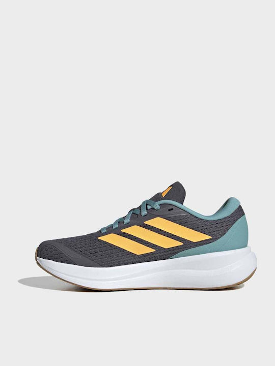 Runfalcon Kinder Sportschuhe Laufen mit Schnürsenkeln Graue