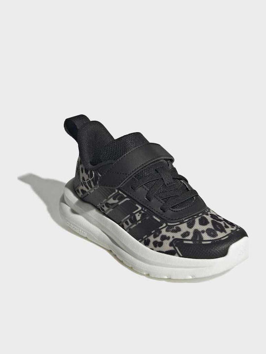 Tensaur Run Αθλητικά Παιδικά Παπούτσια Running με Κορδόνια Μαύρα