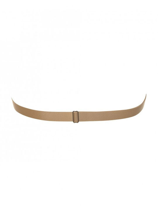 Lynette Μπεζ Strapless Σουτιέν χωρίς Ενίσχυση