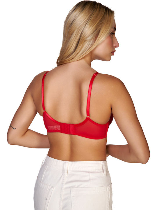 Sonia Red/black Σουτιέν με Ελαφριά Ενίσχυση & Μπανέλες