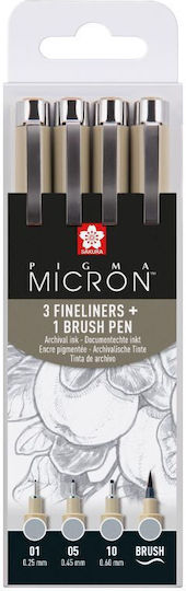 Sunday Design Markers Light Cool Gray Set 4 Pieces