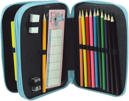 Gim Stitch Light Blue Pencil Case