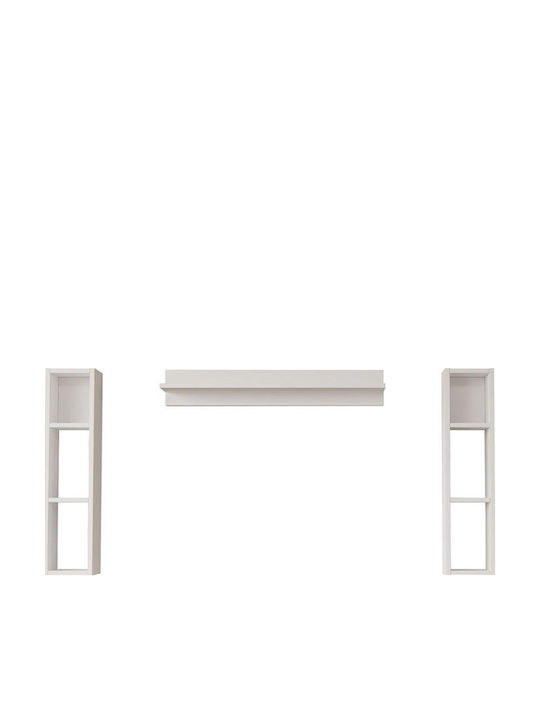 Wohnzimmer TV-Einheit Weiß M90xB160xH160cm