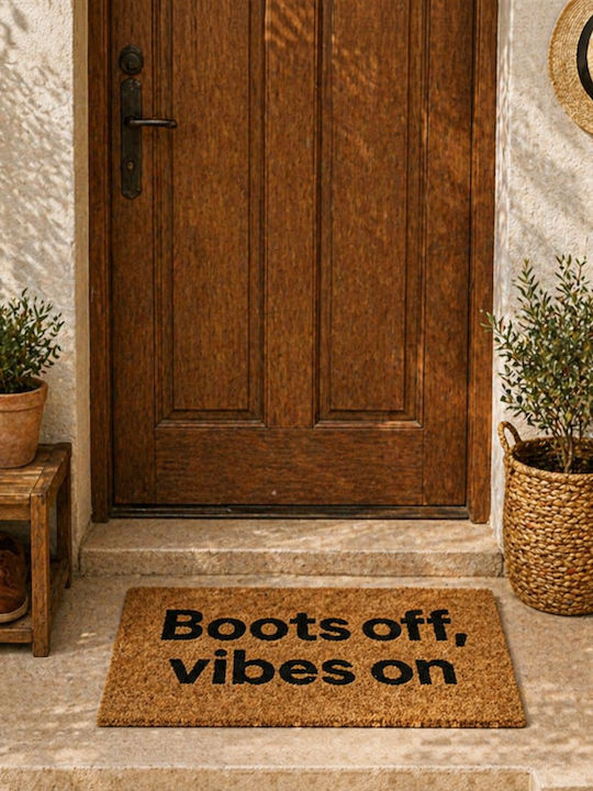 MRShome Doormat Boots Off Vibes On 40x60cm