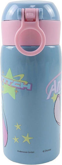 Gim Stitch Παιδικό Παγούρι Ανοξείδωτο με Καλαμάκι 500ml