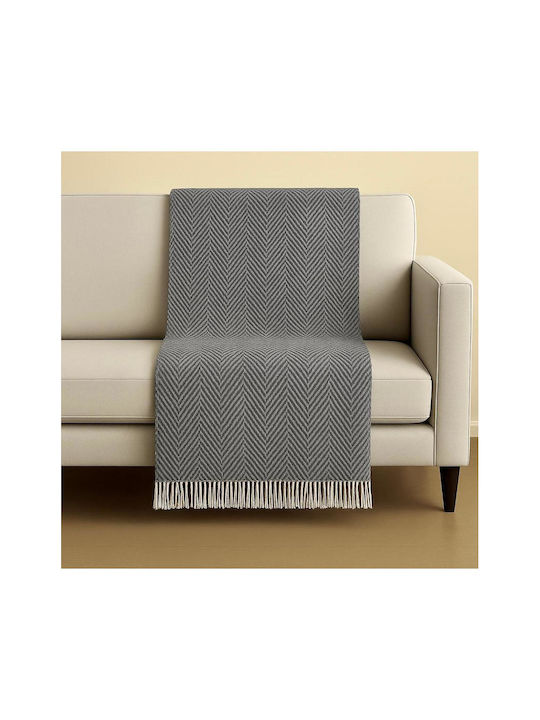 SteweHome Armchair Knitted Throw Black