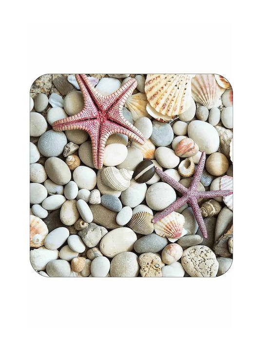 SteweHome Non-Slip Set Bath Mats STE-001966-V3638-9172 Stars And Pebbles 50x50cm 2 Pieces