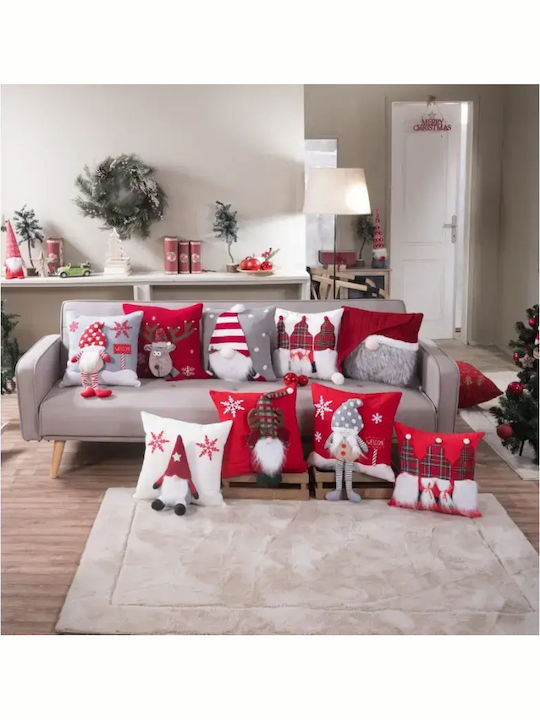 Teoran Christmas Decorative Square Pillowcase 45x45cm