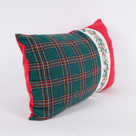Eurolamp Christmas Decorative Pillow Rectangular Green 30x50cm