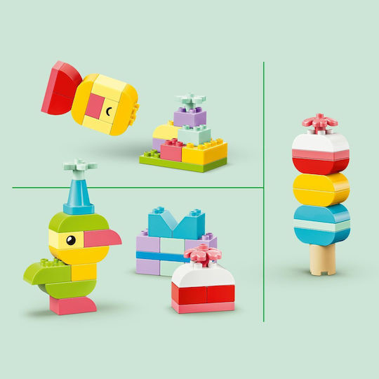 LEGO Duplo Cutie Creativă Colorată 80 Bucăți