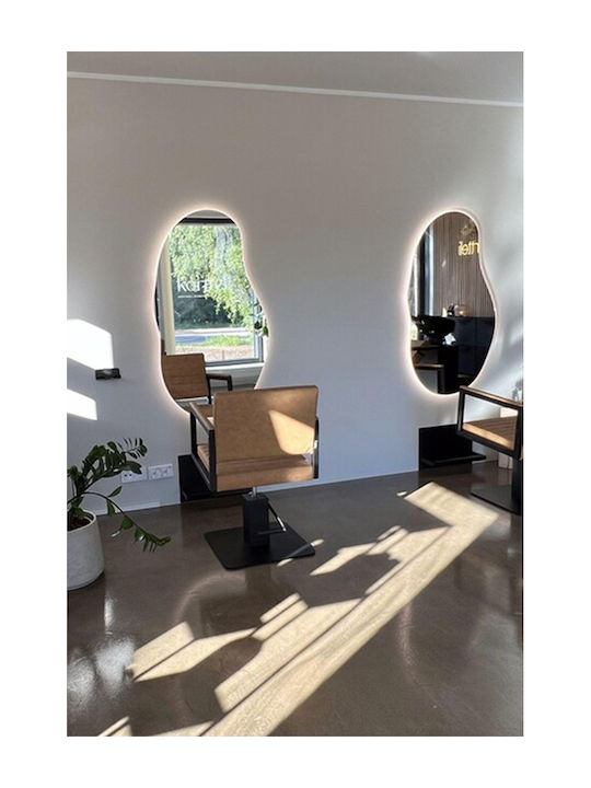 SteweHome Καθρέπτης Μπάνιου Led 70x120cm Κίτρινο