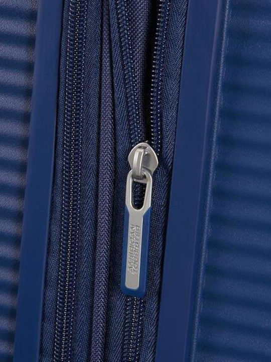 American Tourister Soundbox Travel Suitcase Midnight Navy with 4 Wheels