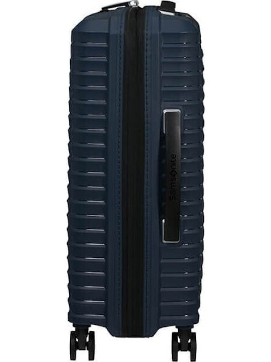 Samsonite Upscape Navy Blue Suitcase with 4 Wheels