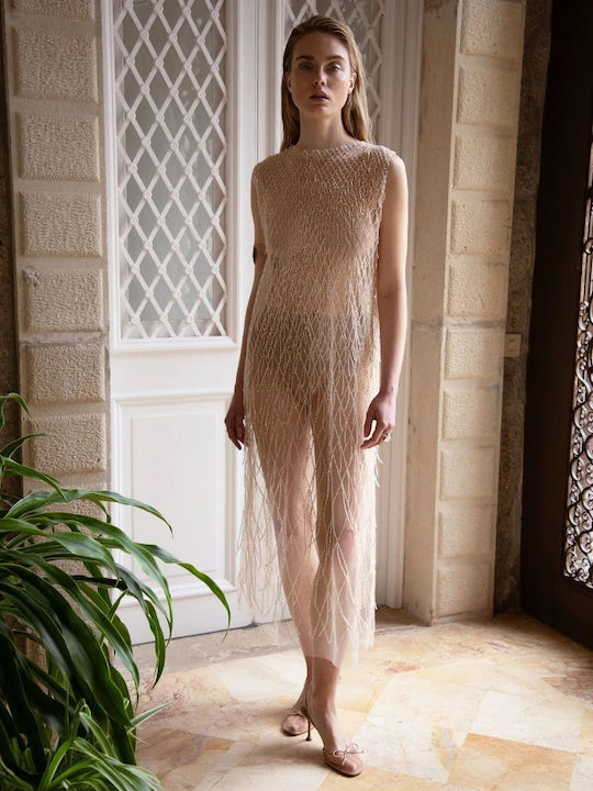 Rochie-Cămașă Bej