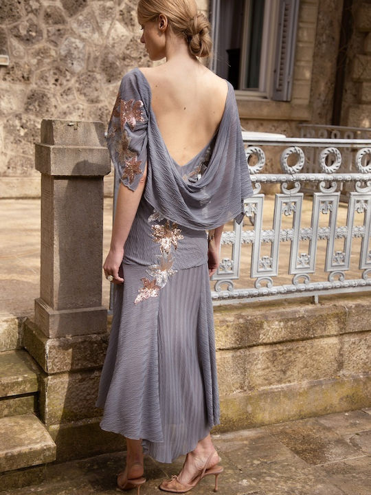 Maxi Dress for Wedding - Christening Blue Phasedress