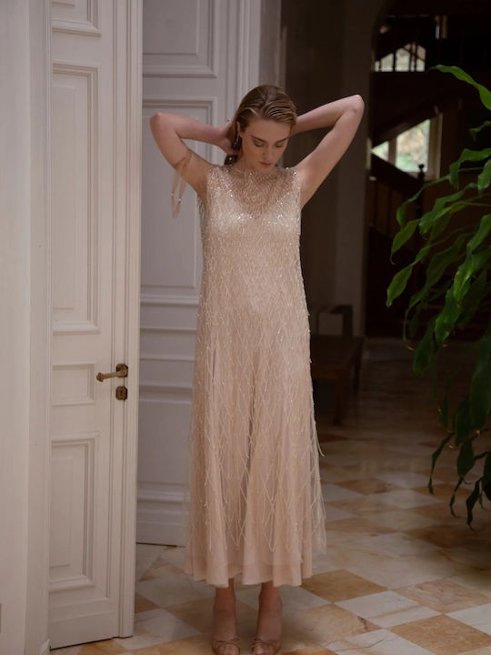 Rochie-Cămașă Bej
