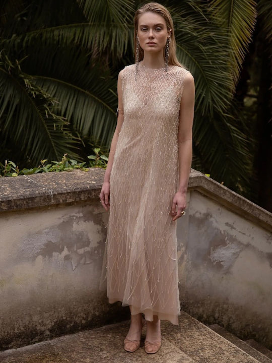Rochie-Cămașă Bej