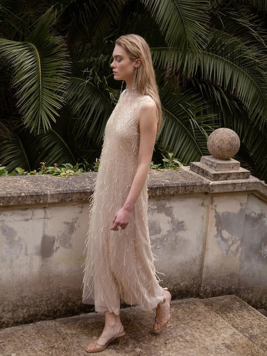 Rochie-Cămașă Bej
