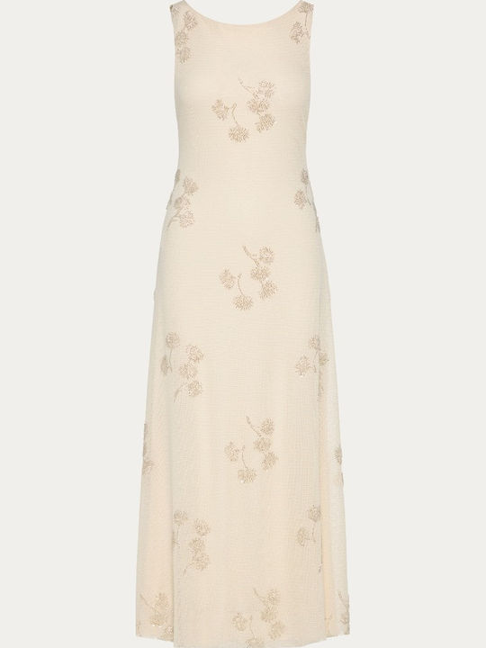 Maxi Damenkleid Für Hochzeit Und Taufe Ecru Interimdress
