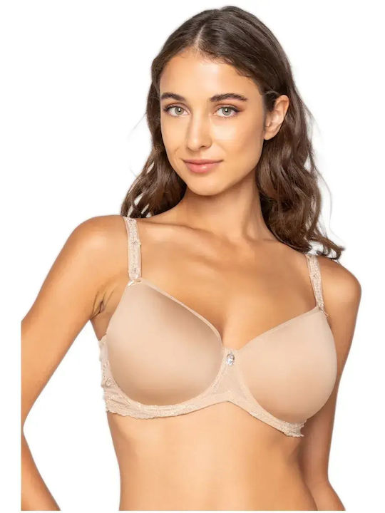 Celebration Spacer Bra with Light Padding Underwire Beige