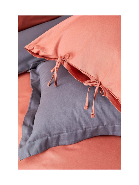 SteweHome Set Kids Single Duvet Cover With Pillowcase Cotton Gray 100x125cm