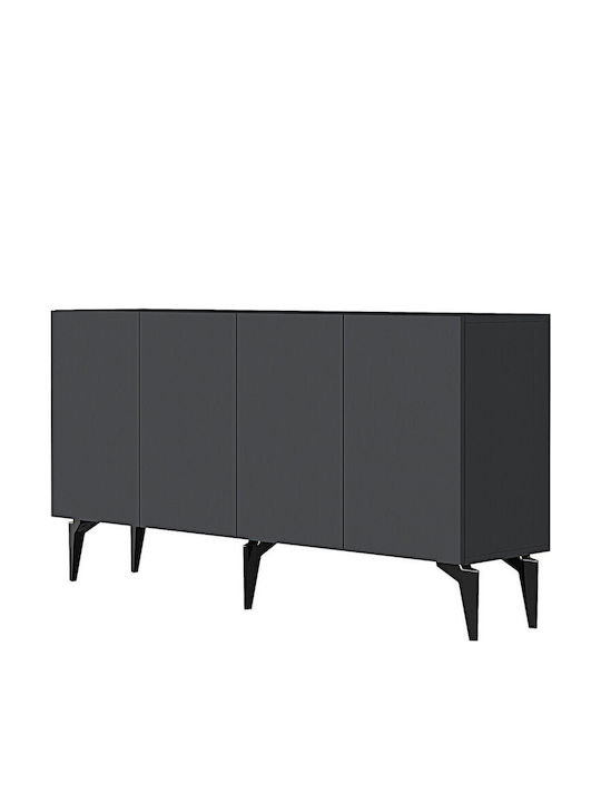 Gray TV Stand L150xD32xH75cm