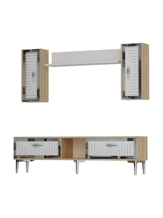 Gold TV Stand L150xD30xH41cm