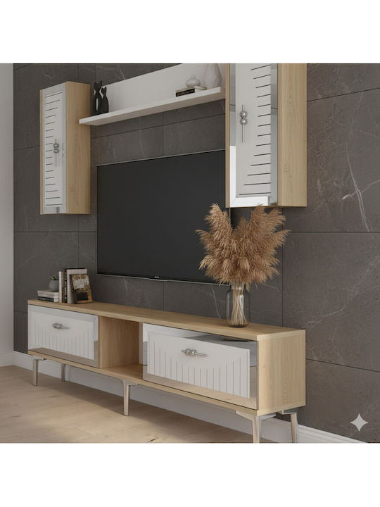 Gold TV Stand L150xD30xH41cm