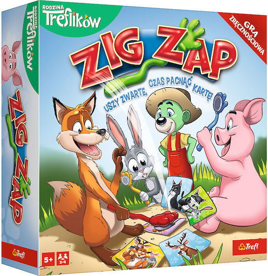 Board Game Zig Zag for 2-4 Players 5+ Years Old (PL) Trefl
