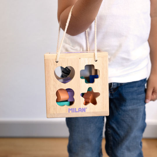 Milan Activity Cube made of Wood for 12++ Months