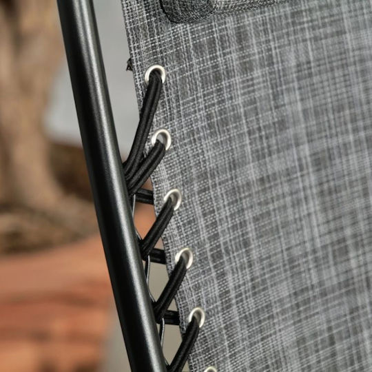 New Camp Liegestuhl-Sessel Strand Gray