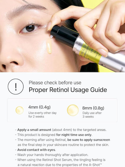 Celimax Vita A Retinol Shot Tightening Serum Antirid Pentru Față cu Retinol și Peptide pentru Tonifiere 30ml