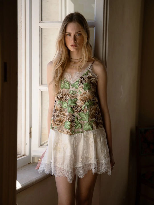 Abendkleid Satin Mehrfarbig Thresholdtopdress