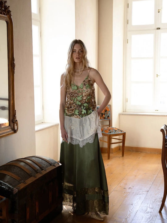 Abendkleid Satin Mehrfarbig Thresholdtopdress