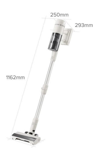Roborock H60 Презареждаща Вертикална Прахосмукачка 2 в 1 Stick и Ръчна 21.6V Бяла
