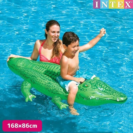 Intex Inflatable Ride On for Sea Crocodile Green 168x86cm