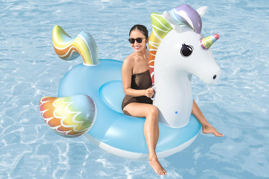 Bestway Детски Надуваем Плажен Дюшек Еднорог 233x156см