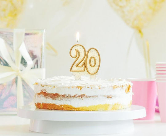 GoDan Birthday Candle Number in Gold Color PF-SCZK20
