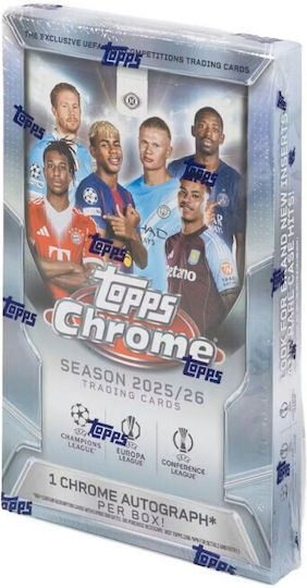 Topps Chrome UEFA Призм Бустер Пакет