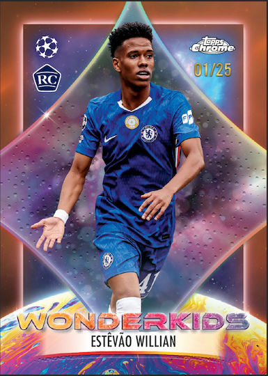 Topps Chrome UEFA Призм Бустер Пакет