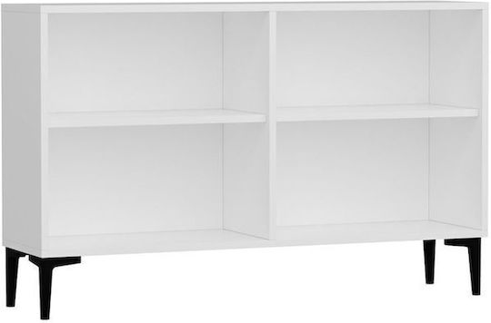Буфет Дървен Бял 120x30x75см