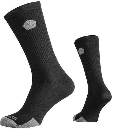 Pentagon Alpine Long Isothermal Hunting Socks Woolen Thermal Black Socks in Black color