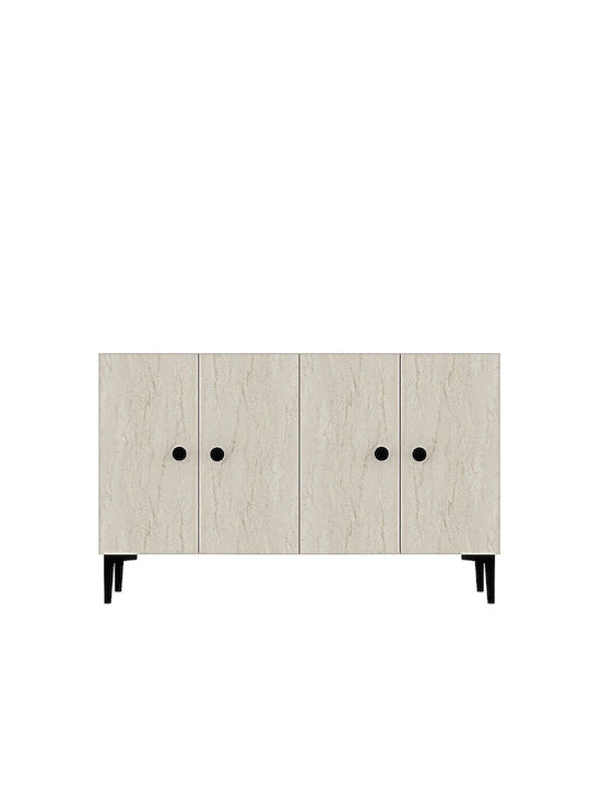 Μπουφές Ξύλινος Πολύχρωμος 120x32x75cm