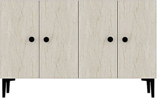 Wooden Sideboard Multicolour 120x32x75cm