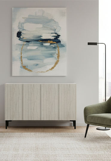 Μπουφές Ξύλινος Πολύχρωμος 120x30x75cm